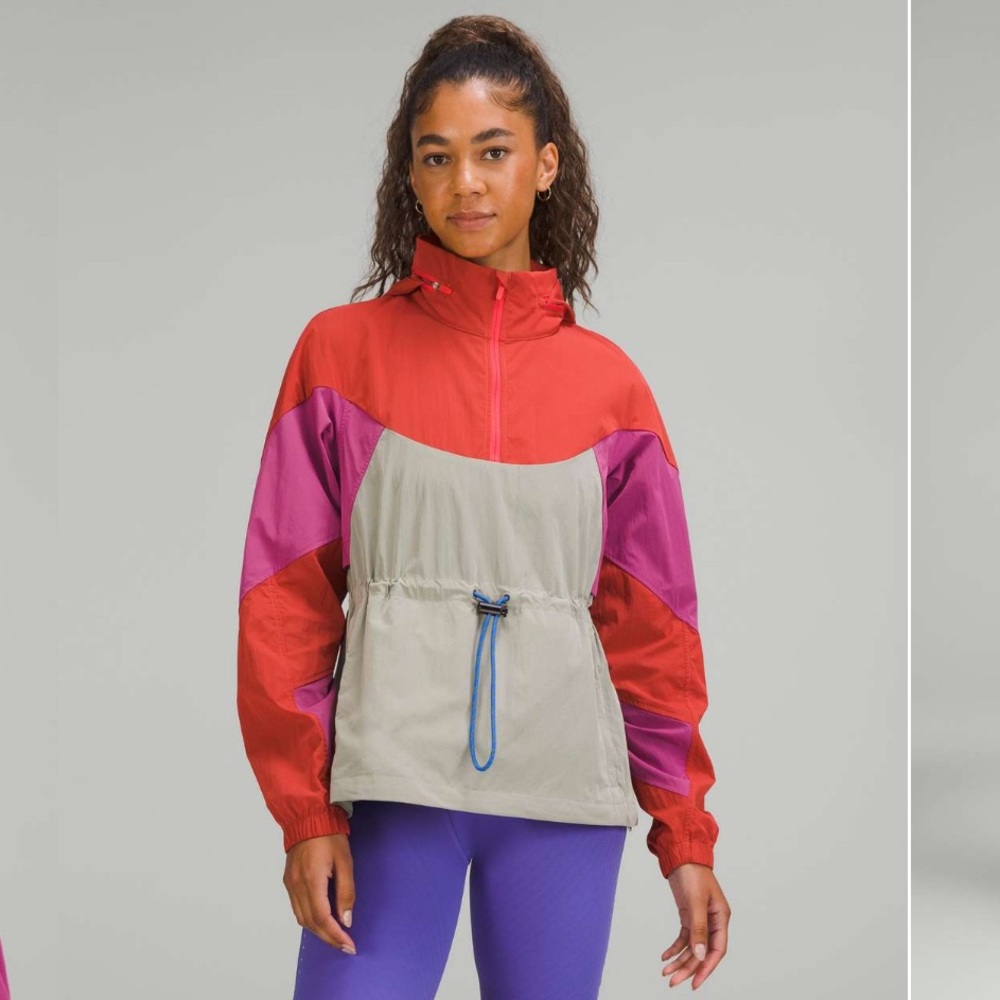 Lululemon- Evergreen Anorak in Pink Punch
